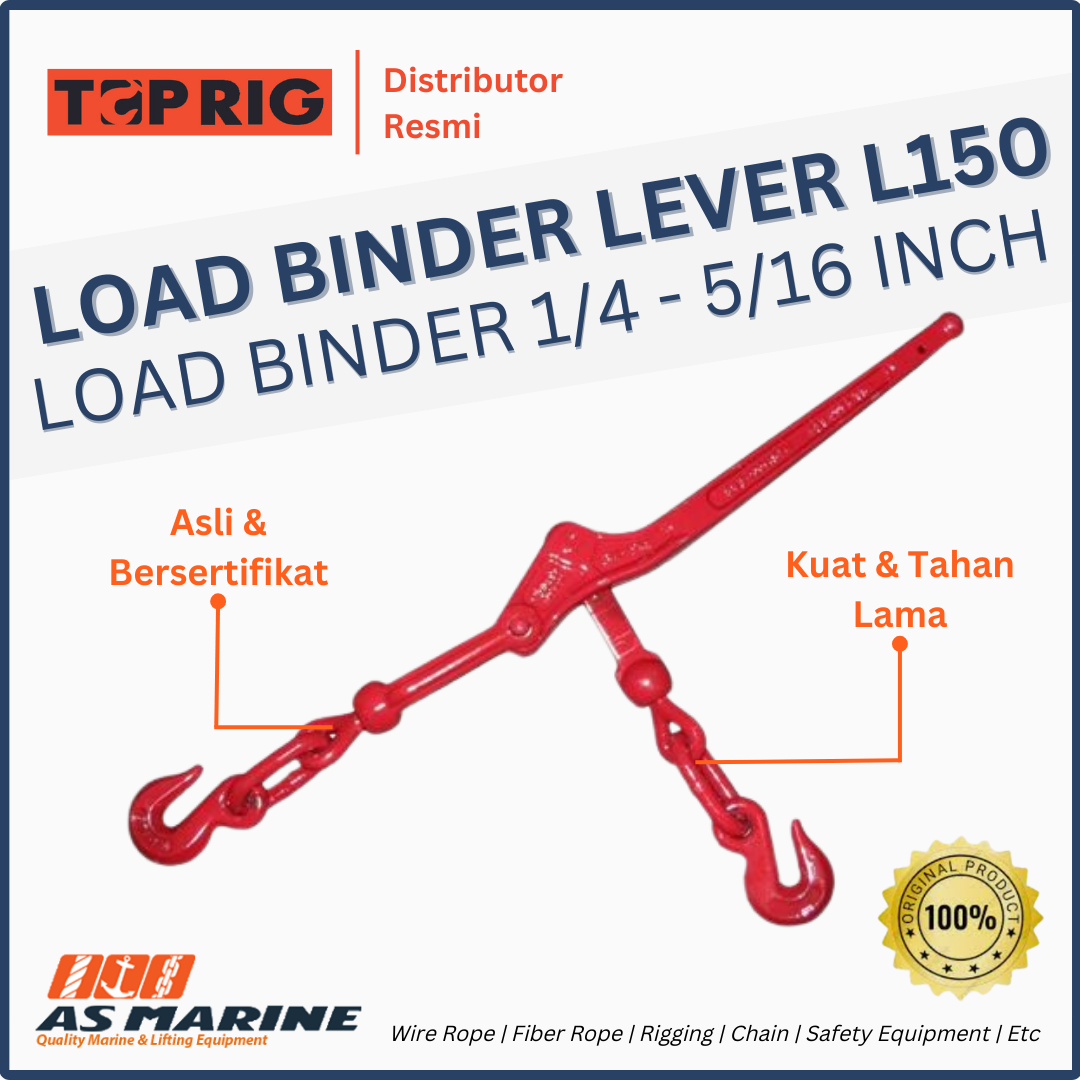 load binder lever toprig L150 1/4-5/16 inch